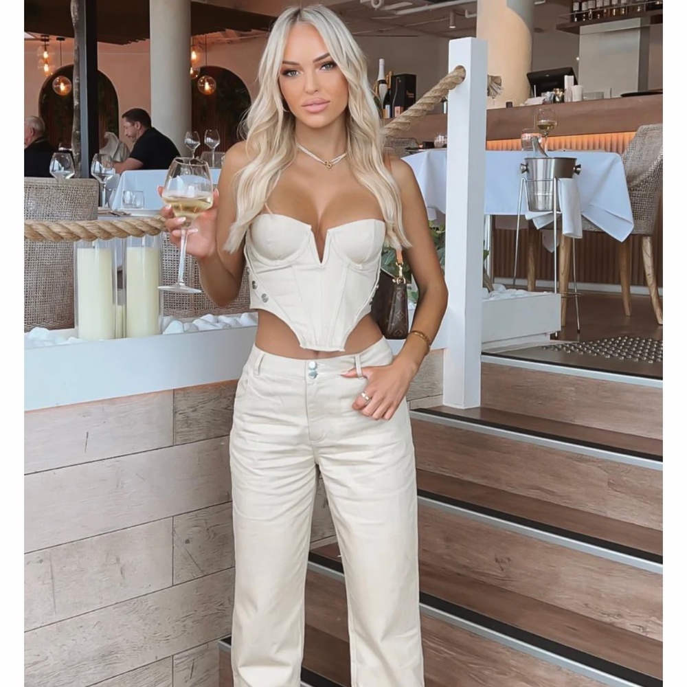Bustier and Pants Set